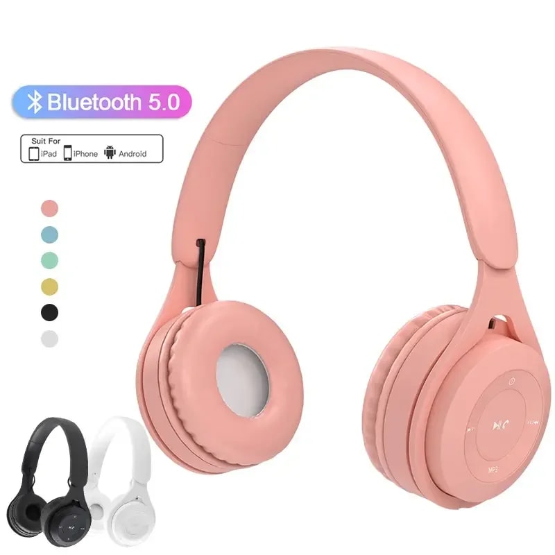 Kids Bluetooth Earphones with Cable Noise Reducing Wired Bluetooth Headphones