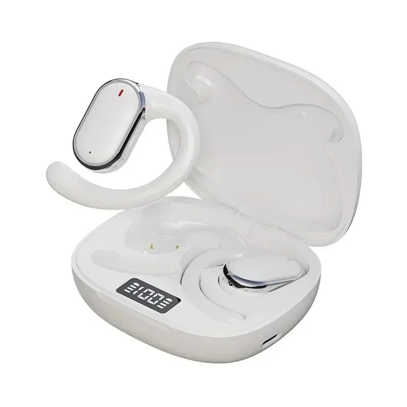 Wireless Ear Hanging Headset, Noise Reduction Hanging Earphones, Waterproof Ear Earphones Work Running Walking