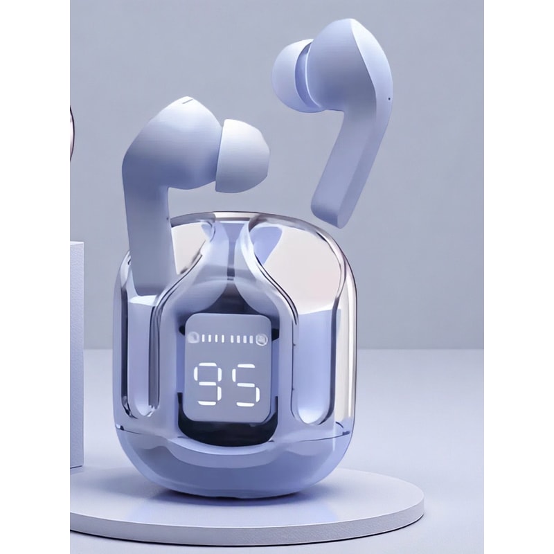 Transparent Wireless Earbuds Bluetooth TWS Earbuds with HiFi Sound