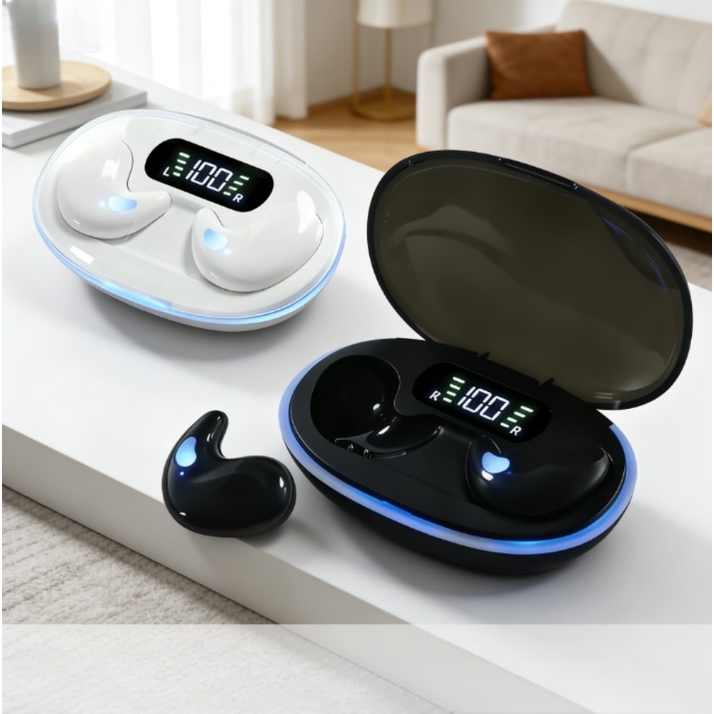 UltraFit Bluetooth Earbuds Noise Reduction Wireless Earphones for Sports Gaming Sleep