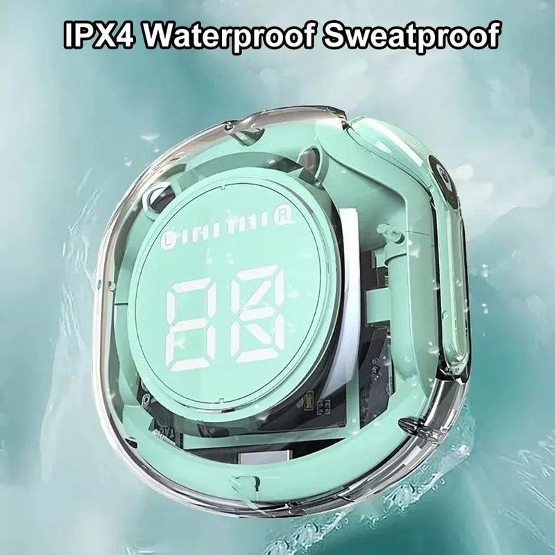 LED Display Wireless Bluetooth Earbuds With Charging Case