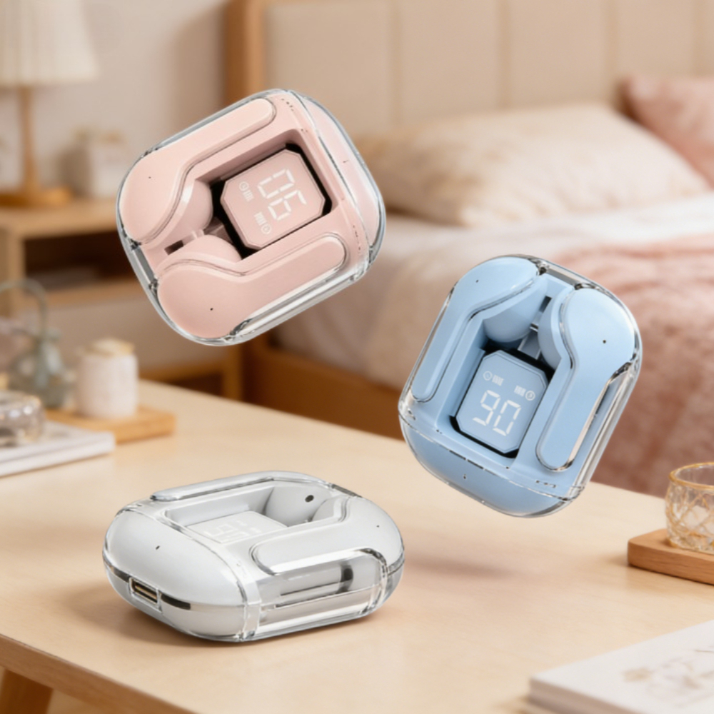 Wireless Earbuds With LED Display Case And Stereo Bluetooth Sound 1