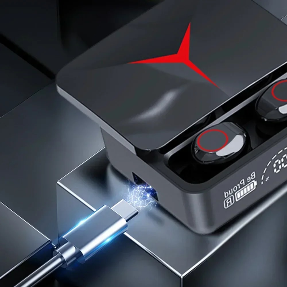 TWS Wireless Earbuds with Bluetooth Touch Control for Sports and Gaming