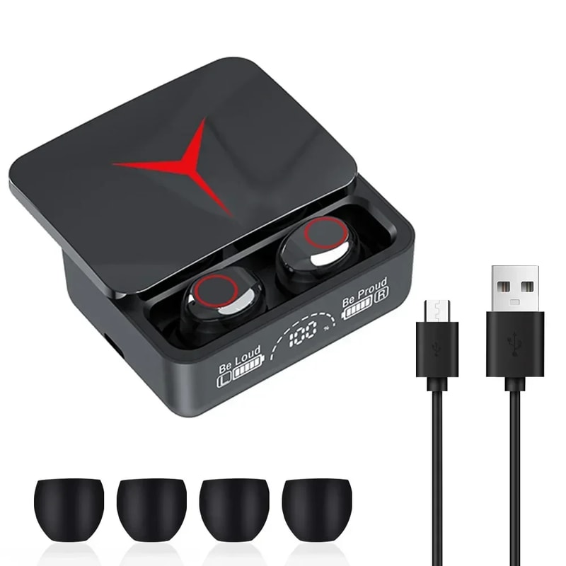 TWS Wireless Earbuds with Bluetooth Touch Control for Sports and Gaming