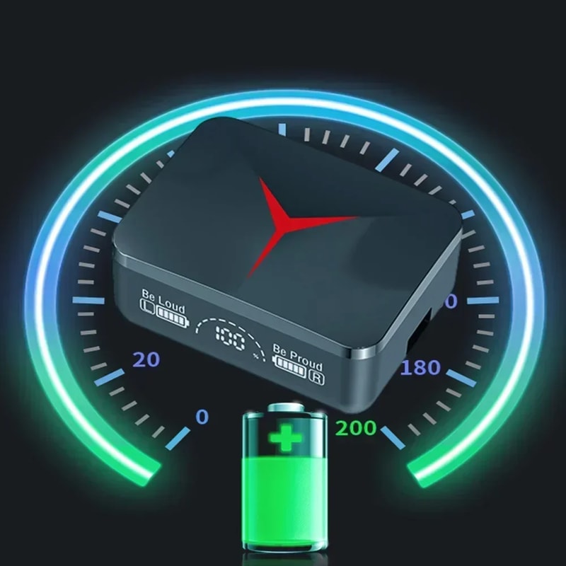 TWS Wireless Earbuds with Bluetooth Touch Control for Sports and Gaming