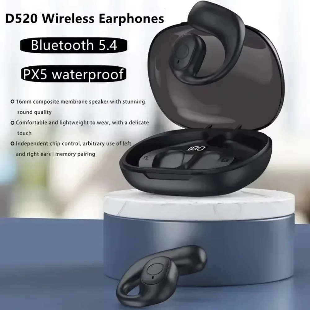 Wireless Bluetooth Headset with Noise Cancelling Mic