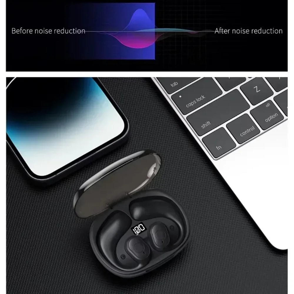 Wireless Bluetooth Headset with Noise Cancelling Mic