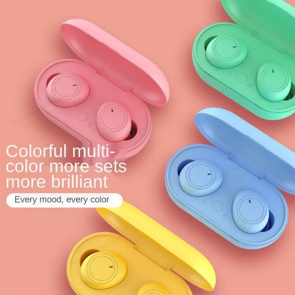 Macaron Wireless Earbuds Bluetooth Headphones for Sport