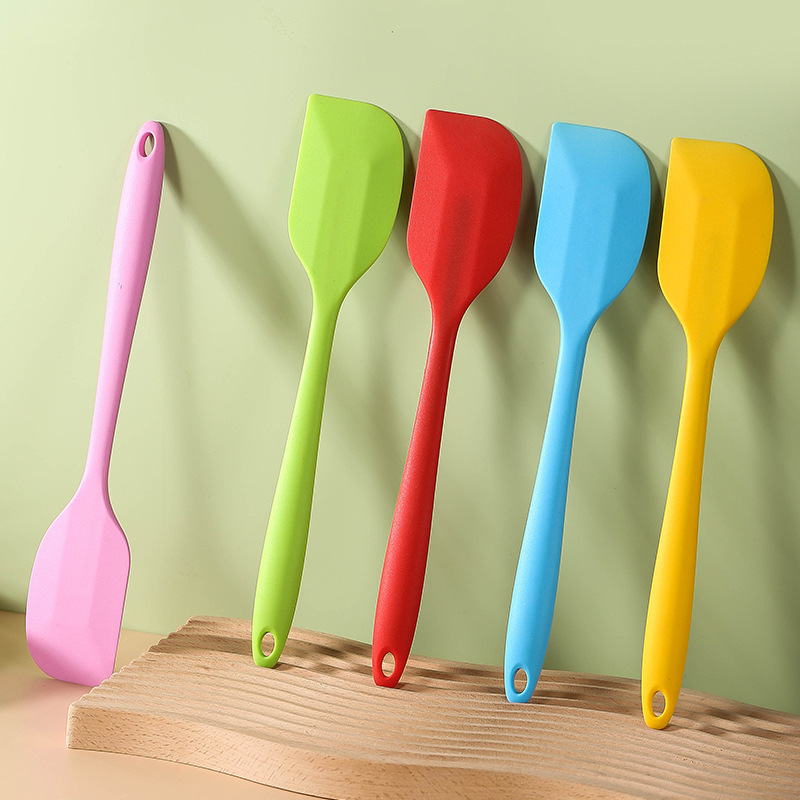 Heat Resistant Silicone Spoon Spatula For Baking Mixing And Scraping 0