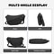 Mens Casual Chest Bag Stylish Single Shoulder Bag for Hiking Cycling Travel Work & Daily Use