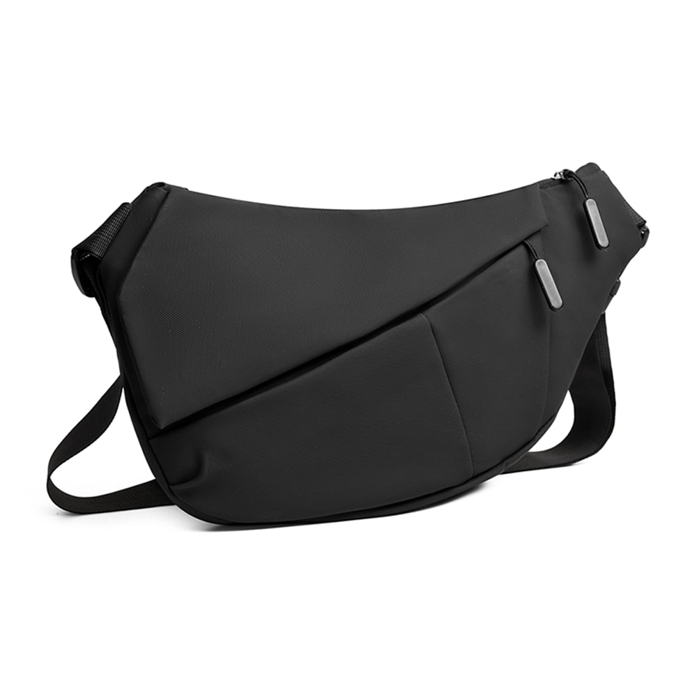 Mens Casual Chest Bag Stylish Single Shoulder Bag for Hiking Cycling Travel Work & Daily Use