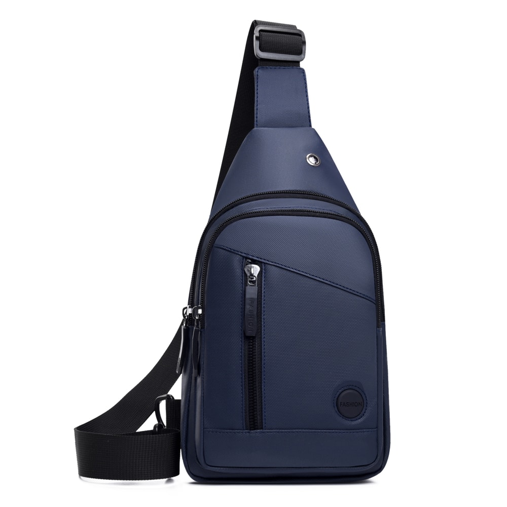 Adjustable Single Shoulder Chest Bag for Men Ideal for Outdoor Sports Commuting and Crossbody Use