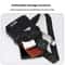 Mens Casual Shoulder Bag with Multiple Pockets Lightweight Multifunctional Chest Bag