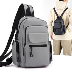 multi functional oxford mini backpack for cycling outdoor sports and travel durable mens shoulder bag for commuting