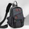 Mens Casual Chest Bag with Multiple Pockets Large Capacity for Running, Commuting & Daily Use