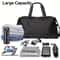 Large Capacity Versatile Duffel Bag For Gym Fitness Travel And Overnight Trips Black Grey Green 2