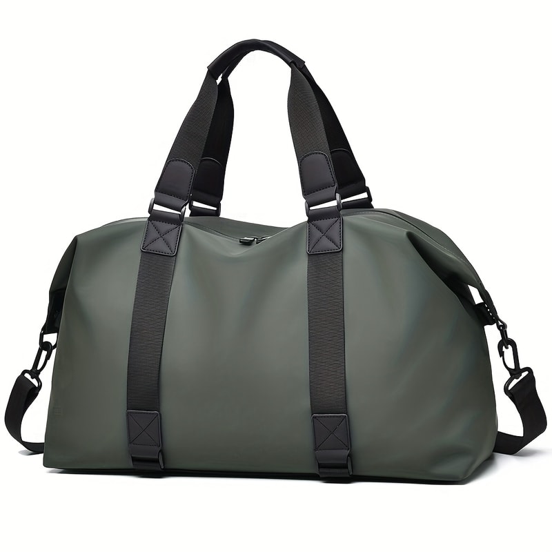 Large Capacity Versatile Duffel Bag For Gym Fitness Travel And Overnight Trips Black Grey Green 6