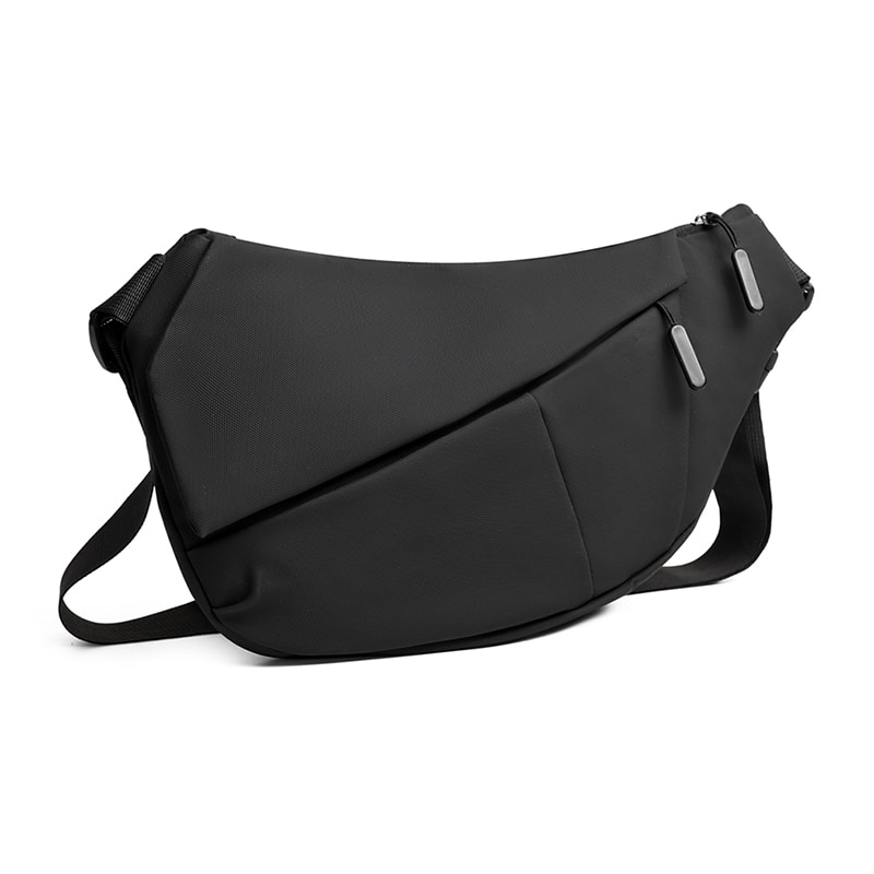 Fashionable Mens Shoulder Bag Adjustable Straps for Outdoor Sports Commuting and Daily Outings