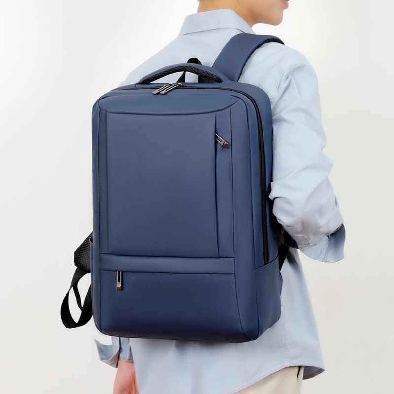 Mens Business Backpack Large Capacity Multi Compartment Laptop Bag For Work Travel 0