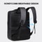 Mens Business Backpack Large Capacity Multi Compartment Laptop Bag For Work Travel 3