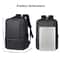 Mens Business Backpack Large Capacity Multi Compartment Laptop Bag For Work Travel 4