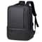 Mens Business Backpack Large Capacity Multi Compartment Laptop Bag For Work Travel 5
