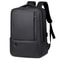 Mens Business Backpack Large Capacity Multi Compartment Laptop Bag For Work Travel 5