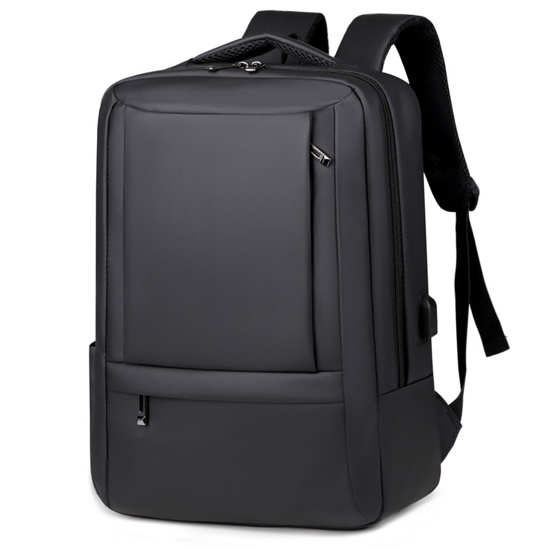 Mens Business Backpack Large Capacity Multi Compartment Laptop Bag For Work Travel 5