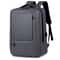 Mens Business Backpack Large Capacity Multi Compartment Laptop Bag For Work Travel 6