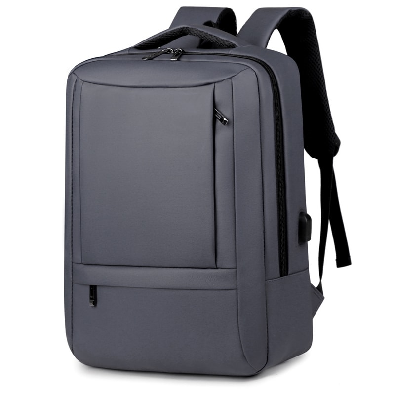 Mens Business Backpack Large Capacity Multi Compartment Laptop Bag For Work Travel 6