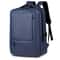 Mens Business Backpack Large Capacity Multi Compartment Laptop Bag For Work Travel 7