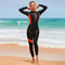 Womens Long Sleeve Swimsuit UV Protection One Piece Rash Guard