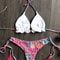 Floral Push Up Bikini Set for Women String Tie Beach Swimwear