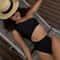 One Shoulder Swimsuit High Waist Monokini Sexy One Piece Swimwear For Women 3