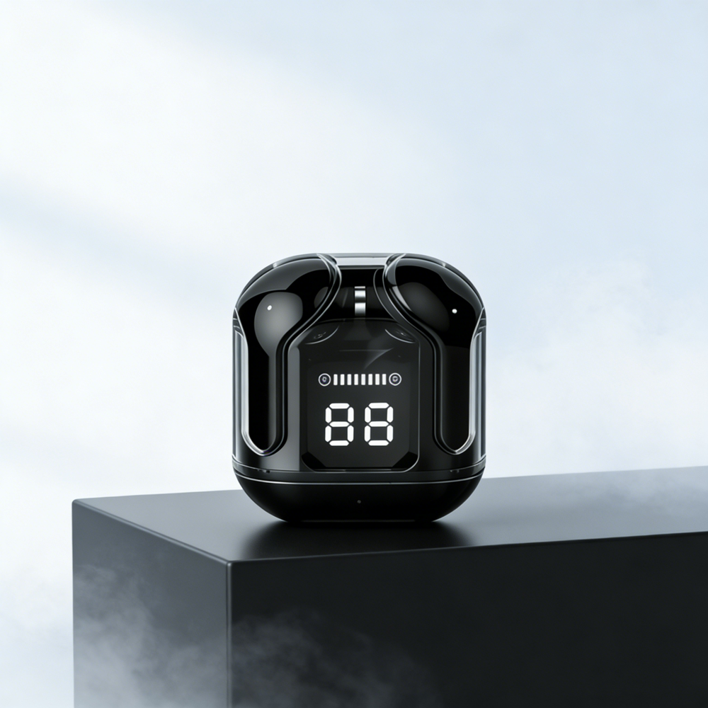 Mini Wireless Earbuds With LED Display Bluetooth Headphones TWS Stereo Earbuds 0