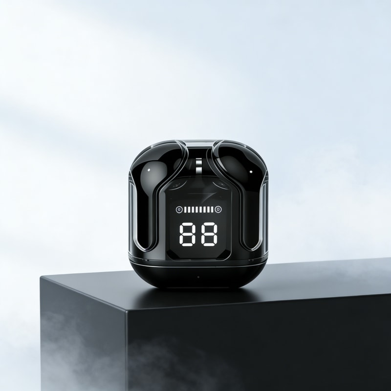 Mini Wireless Earbuds With LED Display Bluetooth Headphones TWS Stereo Earbuds 0