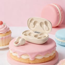 wireless bluetooth earbuds with noise reduction mic and led power display