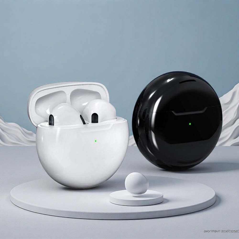 Wireless Bluetooth Earbuds with Noise Reduction and LED Power Display