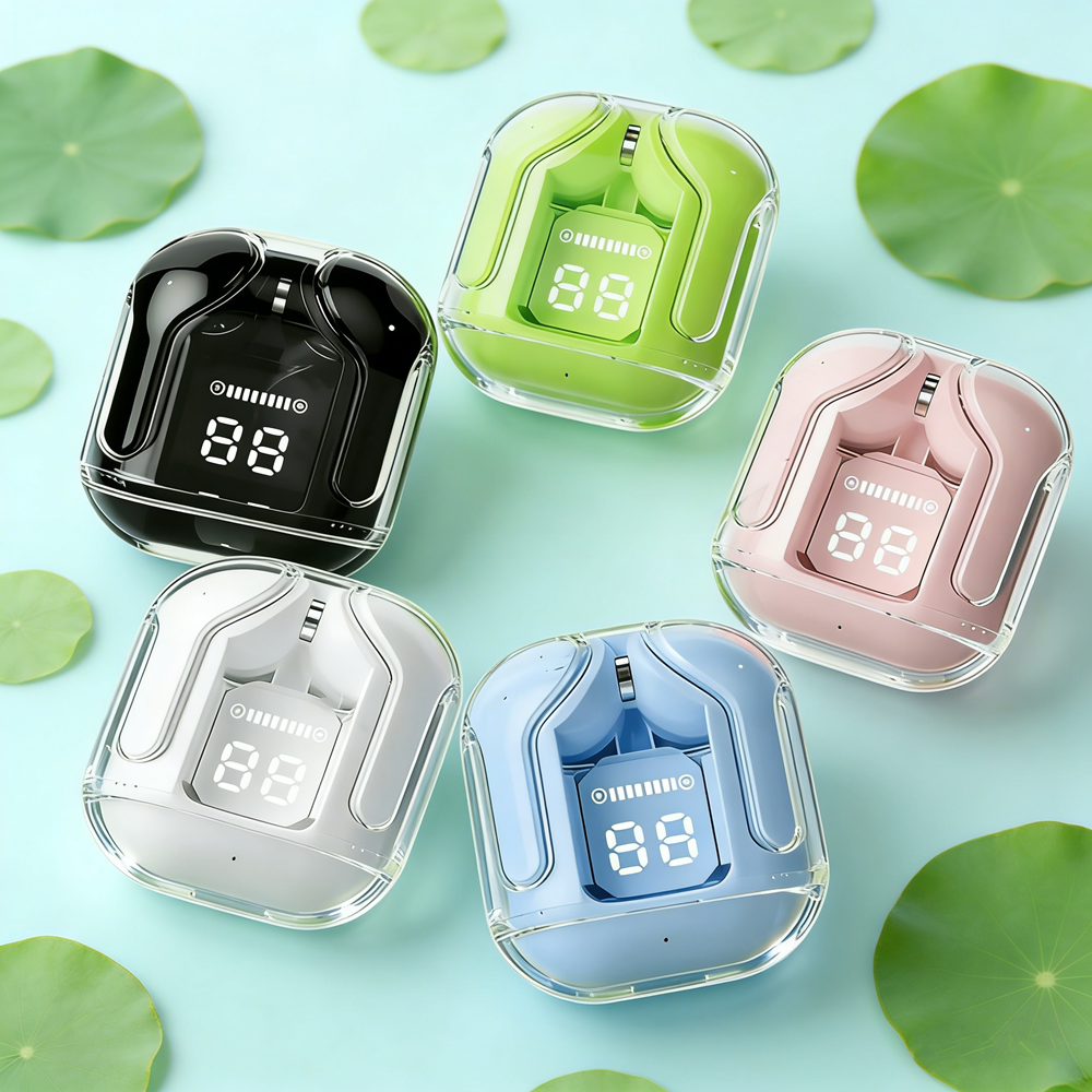 TWS Wireless Bluetooth Headset with HiFi Sound for Gaming Running and Smartphones