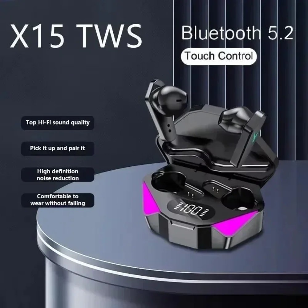 Low Latency Wireless Gaming Earbuds Bluetooth TWS Headset for Gaming and Running