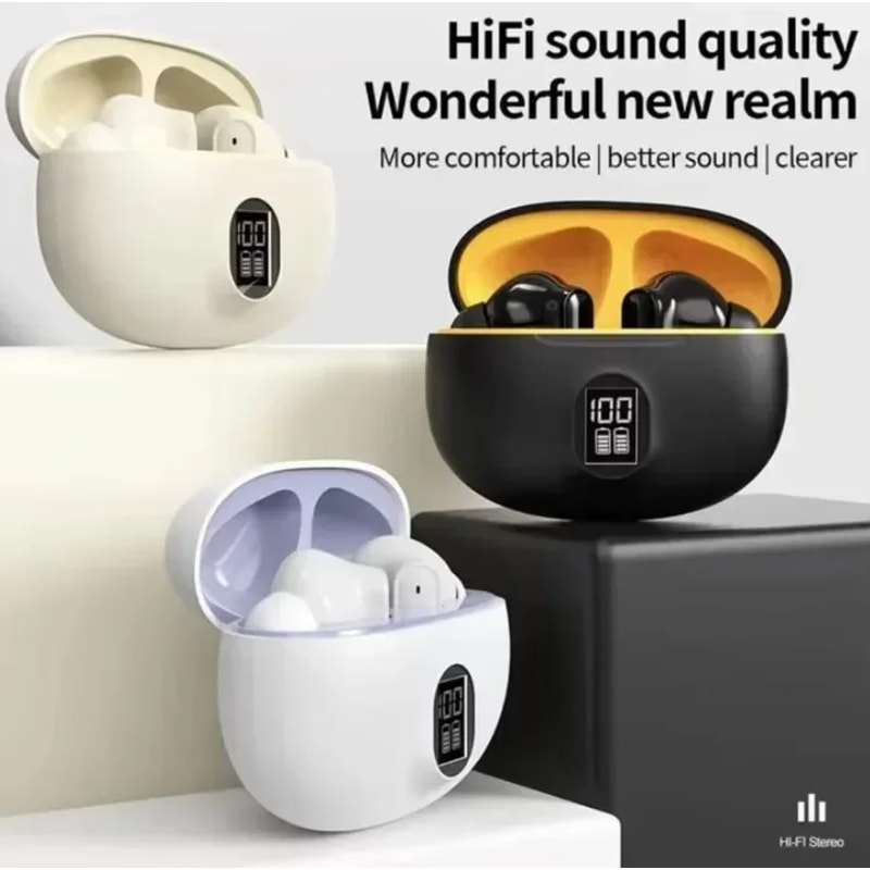 Wireless Gaming Earbuds with Mic Noise Reduction Bluetooth Headphones