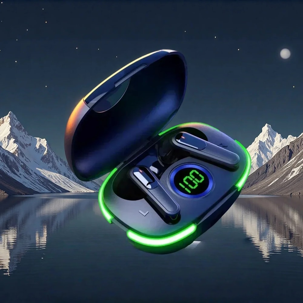 Wireless Bluetooth Earbuds with Mic for Gaming Sports and Calls