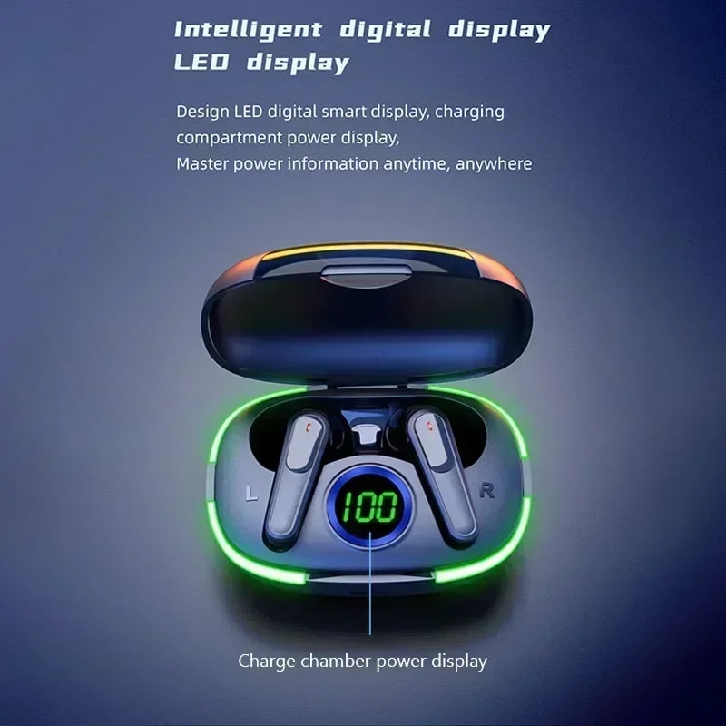 Wireless Bluetooth Earbuds with Mic for Gaming Sports and Calls