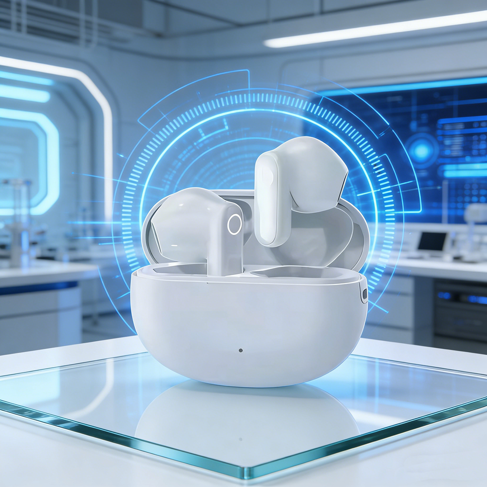 TWS Wireless Bluetooth Earphones With Noise Cancelling Mic 0