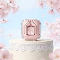 mini wireless earbuds with led display and bluetooth stereo sound