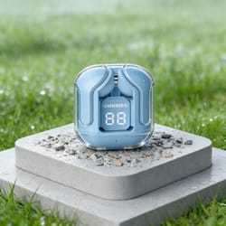 smart led bluetooth earbuds wireless mini tws headphones with noise cancelling mic