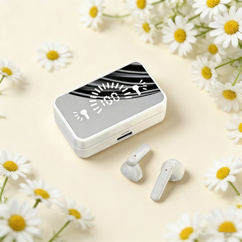 Waterproof TWS Bluetooth Earbuds with Mic for Sports