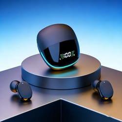 wireless bluetooth earbuds with mic and charging case