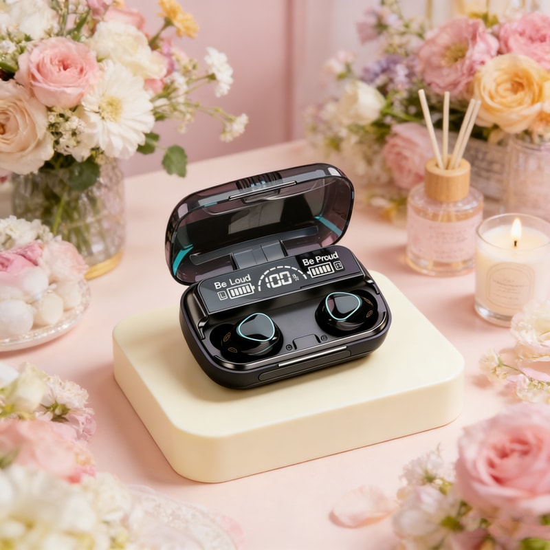 TWS Wireless Bluetooth Earbuds HiFi Noise Canceling Headphones with Mic