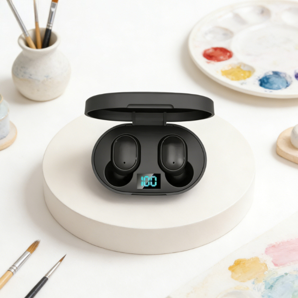 Wireless Bluetooth Earbuds With Noise Cancelling Mic For Smartphones 0